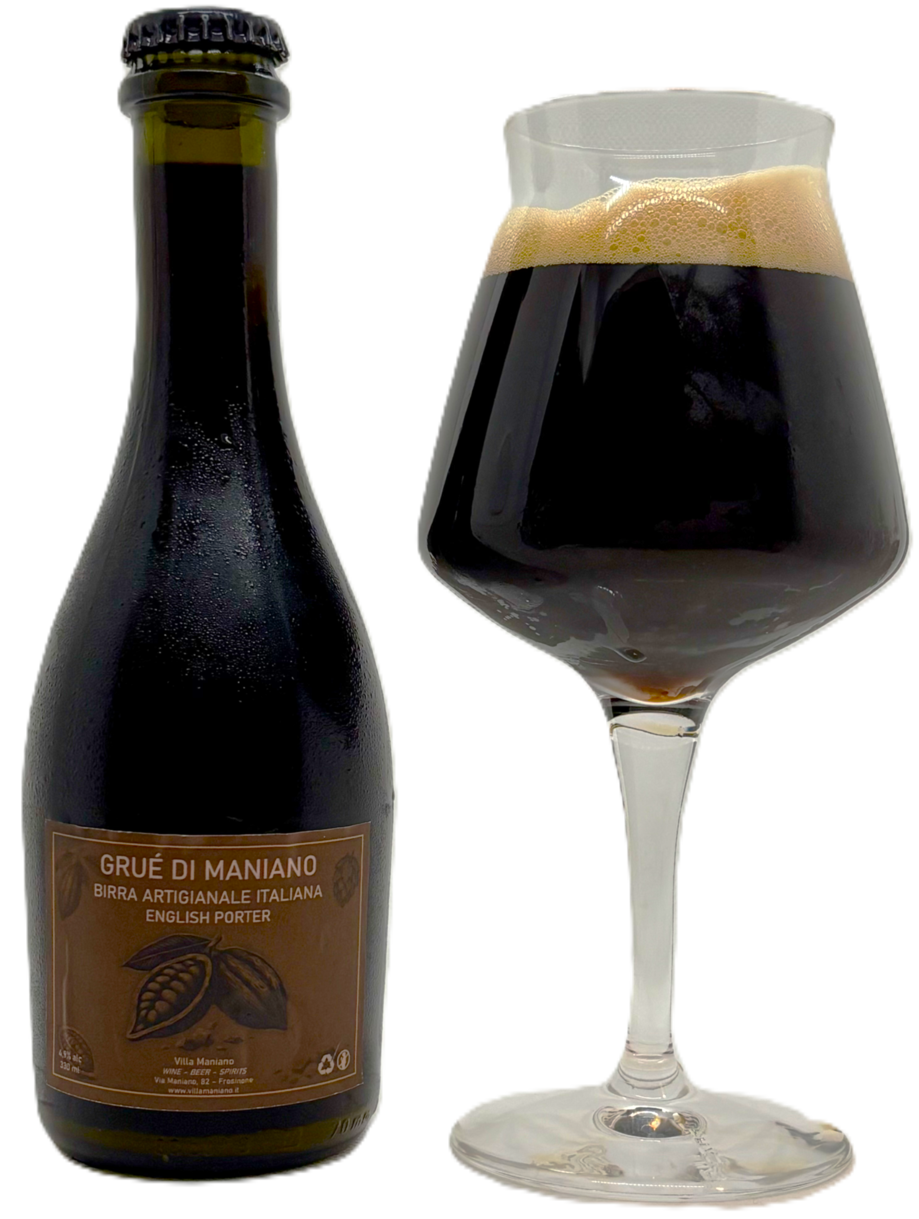 Birra Artigianale Italiana English Porter Grué di Cacao